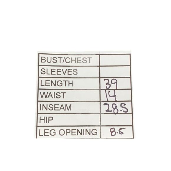 IJJI Unisex Adult Black Canvas Straight-Leg Drawstring Waist Work Pants SZ XS - Picture 10 of 10